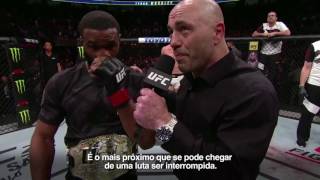 UFC 209 Confira as entrevistas de Tyron Woodley e Stephen Thompson no octógono [upl. by Osber320]