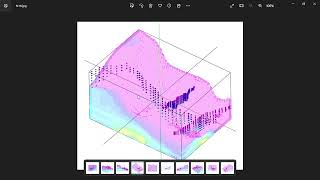 30 3D Modelling Resistivity with RW 15 Data Solid Model Control Point and Upper Surface [upl. by Hnim]