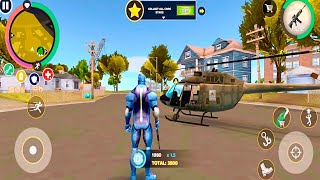 Rope Hero Mafia City Wars Superhero Gangwar Game  Android Gameplay Part 17 [upl. by Lyrradal]