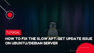 How to fix the slow aptget update issue on UbuntuDebian Server  VPS Tutorial [upl. by Bussy]