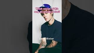 Which version of this song do you like better music SHORTS camilacabello justinbieber [upl. by Ayetal739]