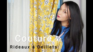 Comment coudre un rideau à oeillet  How to sew an eyelet curtain  كيفية خياطة ستائر [upl. by Yelkreb]