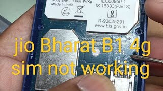 jio Bharat B1 4g jbb021b1 sim not working sim solution [upl. by Adnav]