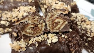 Nanny Ds no bake choc Jaffa brioche bars [upl. by Dianna]