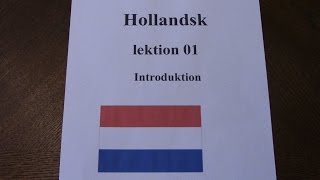 Hollandsk lektion 1 [upl. by Zehc]