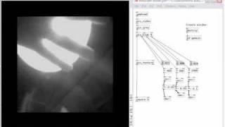 webcam controlled oscillators with puredata [upl. by Kcirredal]