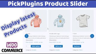 PickPlugins Product Slider  Display latest products [upl. by Uhsoj]