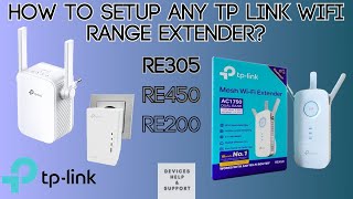 How to setup any TPLink Wifi Range Extender  Complete Guide [upl. by Roberson]