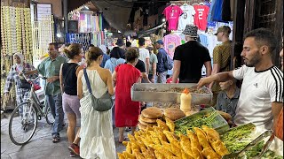 Moroccan street food is a channel for enjoying relaxation with delicious food [upl. by Zandt]