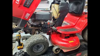 Craftsman Riding Mower Wont Start Surges Ultrasonic Carburetor Cleaning Repair  Rebuild Model T130 [upl. by Halyhs]