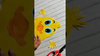 Duck face mask  Paper mask shorts mask animal face mask  Duck mask  paper craft  art and craft [upl. by Courtenay]