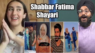 Indian Reaction to Syed Shabbar Abbas and Fatima Shayari  Latest Tiktok Shayari  Raula Pao [upl. by Valente775]