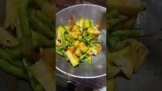 Pumpkin Barbati potato cooking kadhai recipe youtube video [upl. by Southard]