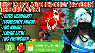 CONFIG AUTO HEADSHOT rate 99 TERBARU V 1491  NO PASWOARD GARENA FREE FIRE56 [upl. by Aicekal]