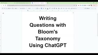 How to use Blooms taxonomy to create activities assignments and discussion questions [upl. by Jessey146]