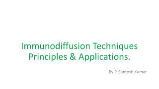 Immunodiffusion techniques part 2 [upl. by Blossom]