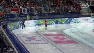 Mens 500M Speed Skating Highlights  Vancouver 2010 Winter Olympic Games [upl. by Dunc345]