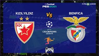 Kızılyıldız  Benfica  UEFA Şampiyonlar Ligi  eFootball™ 2024 [upl. by Shelman]