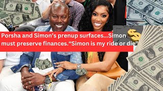 PORSHA Williams and Simon Guobadias Divorce Prenuptial agreement RHOA Falynn Pina amp DONT Destroy [upl. by Jollanta]