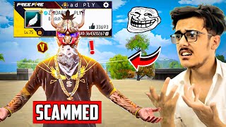 Scamming BIG YOUTUBERS Rarest 🤯 V Badge ID in Free Fire 💀 [upl. by Lyret]