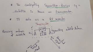 LECTURE 55  TRANSPONDERS  FUNCTIONS OF THE TRANSPONDERS TYPES OF TRANSPONDER [upl. by Aratahc]