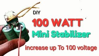 How To Make A Mini stabilizer And increase Your AC voltage Up to 100 voltage Sahabaj khan [upl. by Navada859]