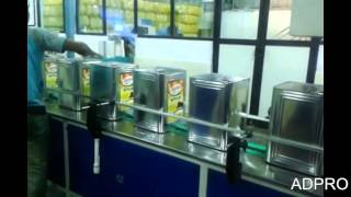 ADPRO MULTI HEAD VANASPATI FILLING MACHINE [upl. by Mackintosh]