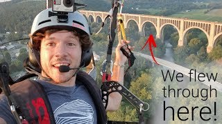 Flying Under The Viaduct  INSANE flight [upl. by Pilar]