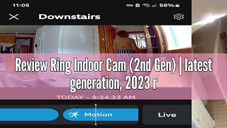 Review Ring Indoor Cam 2nd Gen  latest generation 2023 release  1080p HD Video amp Color Night Vi [upl. by Elleahcim694]