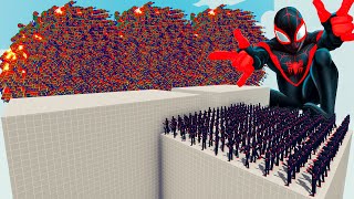 200x MILES MORALES  1x GIANT vs EVERY GOD  Totally Accurate Battle Simulator TABS [upl. by Oenire21]