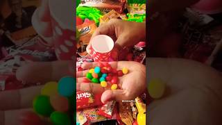 Glass wali candy 🍬🍭 mix rainbow candy 🍡 colourful candy crazyeattime rainbowcandy shorts [upl. by Ez]