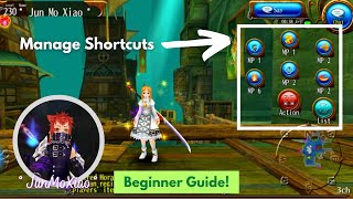 How To Edit And Use Shortcuts  Toram Online Beginner Guide  JunMoXiao [upl. by Nad565]