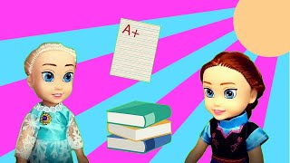 Annia Forgets Her Homework Anna and Elsa Toddlers [upl. by Kazue]