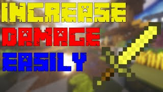 How to increase damage  Two easy steps  In fakepixel skyblock [upl. by Norean]