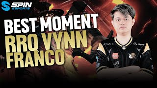 BEST MOMENTS RRQ HOSHI VYNN FRANCO  BEST FRANCO IN THE WORLD GILA BANGET HOOKNYA ON POINT [upl. by Chet]