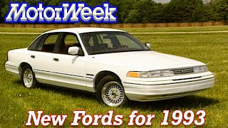 New Fords for 1993  Retro Review [upl. by Dorreg]