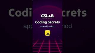 append in JavaScript coding frontenddevelopment javascript [upl. by Siuqram]