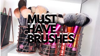 BEST MAKEUP BRUSHES FOR MAKEUP KIT  Makeup Brush Collection [upl. by Hulbert]