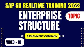 SAP SD  ENTERPRISE STRUCTURE  Assignment Video 10  SAP SD Realtime Training Course 2023 sapsd [upl. by Lessig]