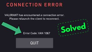 Fix van 1067 error valorant windows 11  valorant has encountered a connection error [upl. by Efal]