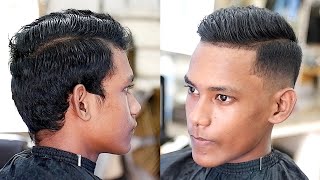 SIDE PART HAIRCUT TUTORIAL [upl. by Othelia]