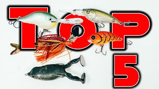 Top 5 Baits For September Bass Fishing [upl. by Handbook]