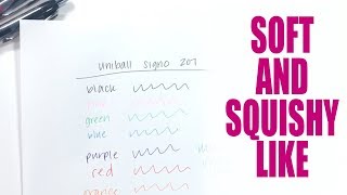 Gel Pen Review  Uniball Signo 207 [upl. by Desdamonna]