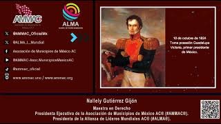 AMMAC® Efemérides México 10 de octubre de 1824 Guadalupe Victoria primer presidente de México [upl. by Sapowith]