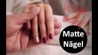 Naildesign Matte Fingernägel Trend [upl. by Bergmans389]