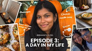 A Day In My Life Vlog  cozy fall cooking relaxation soccer game amp more [upl. by Nnyled]