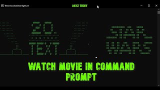 Watch movie in command prompt  Star Wars ASCII [upl. by Iroj]