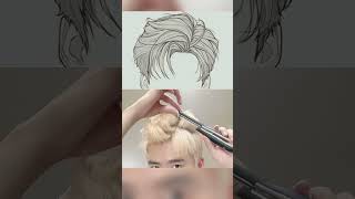 Same hairstyle as above is really handsome hairstyle boyshairstyle [upl. by Glendon]