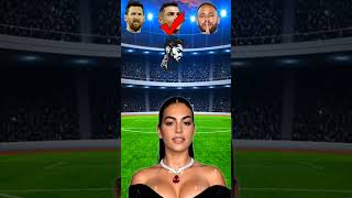 Alisha Lehmann asks Georgina vs Antonela vs Celine Dept vs IShowSpeed 🤩⚽ronaldo messifootball [upl. by Ken]