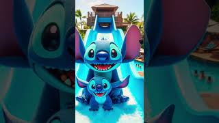 Stitch having fun at Aulani Hotel stitch aulani disney aiart aoexpand [upl. by Eserahc]